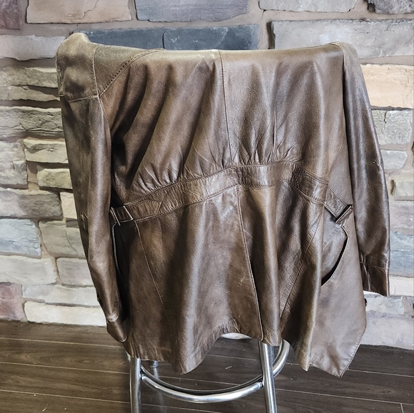 Men's leather jacket - Picture 2 of 4